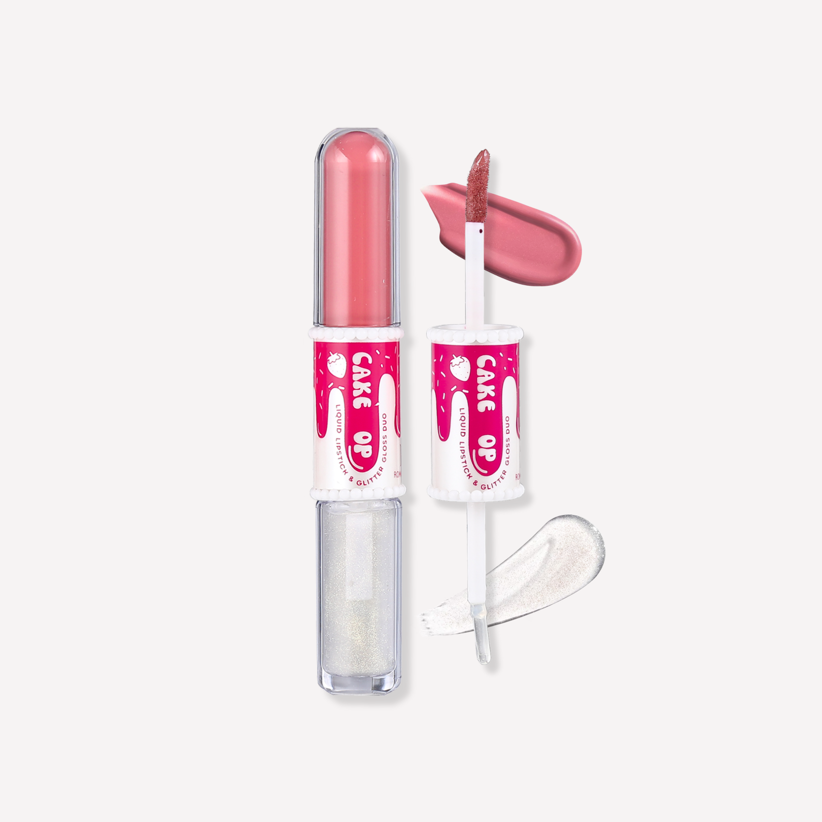 Cake Pop Liquid Lipstick & Glitter Gloss Topper DUO